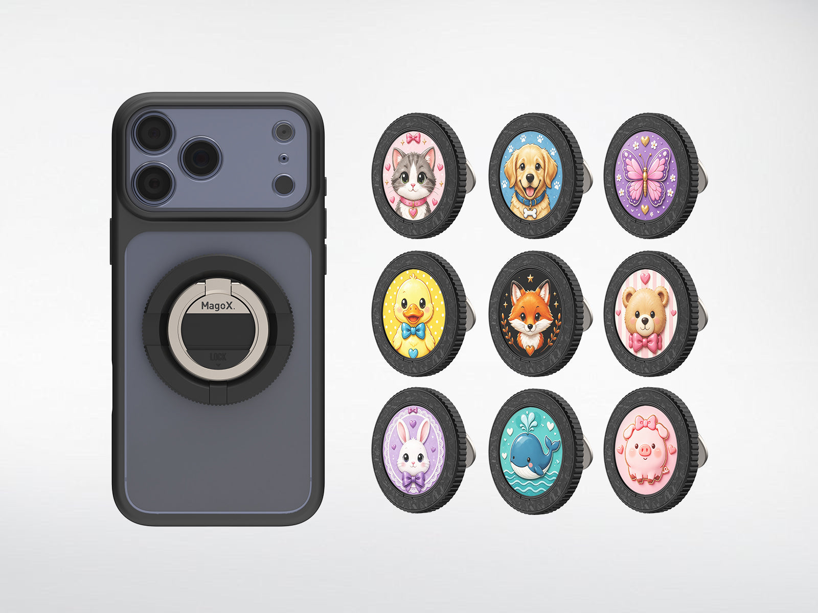 MagoX Pet Series faceplate designs