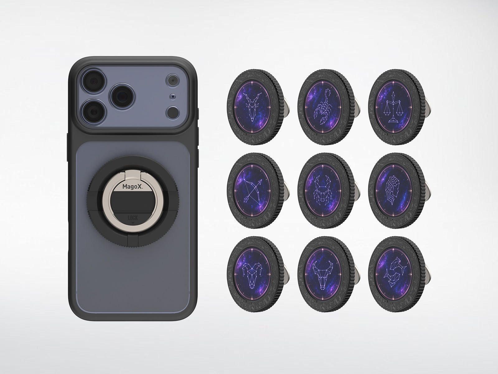 MagoX Zodiac Series faceplate designs
