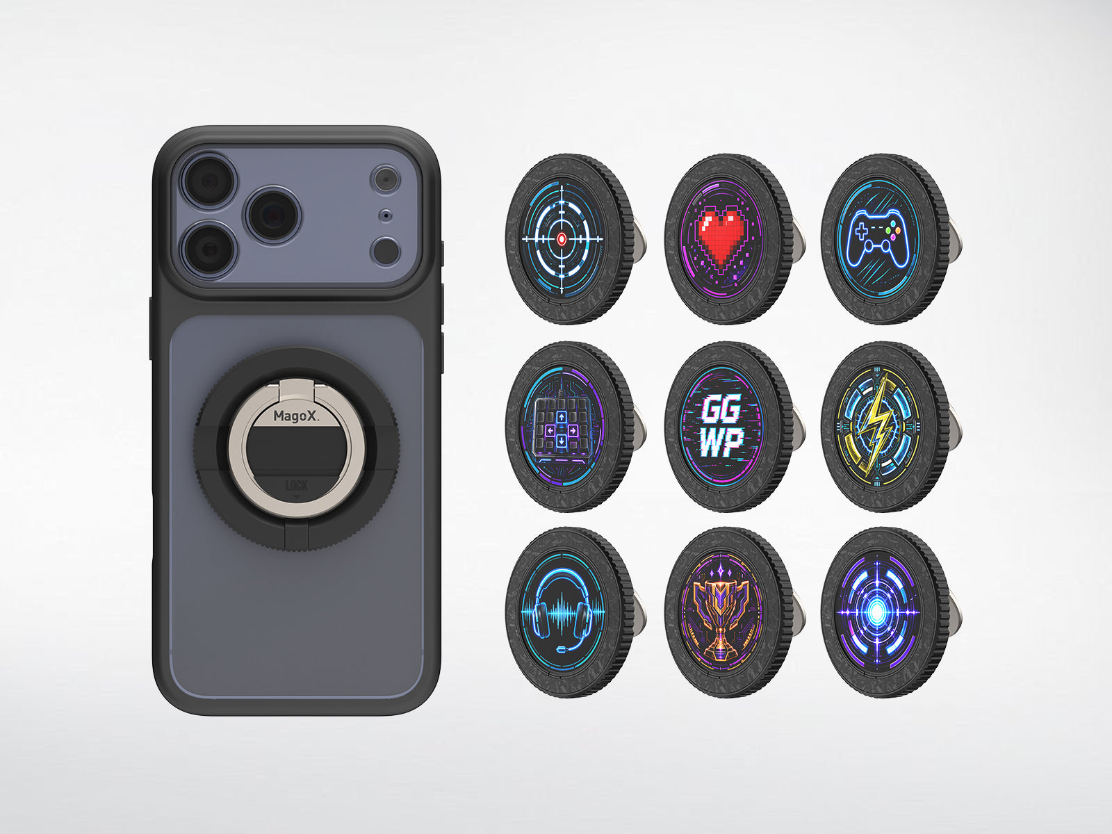 MagoX Gaming Series faceplate designs
