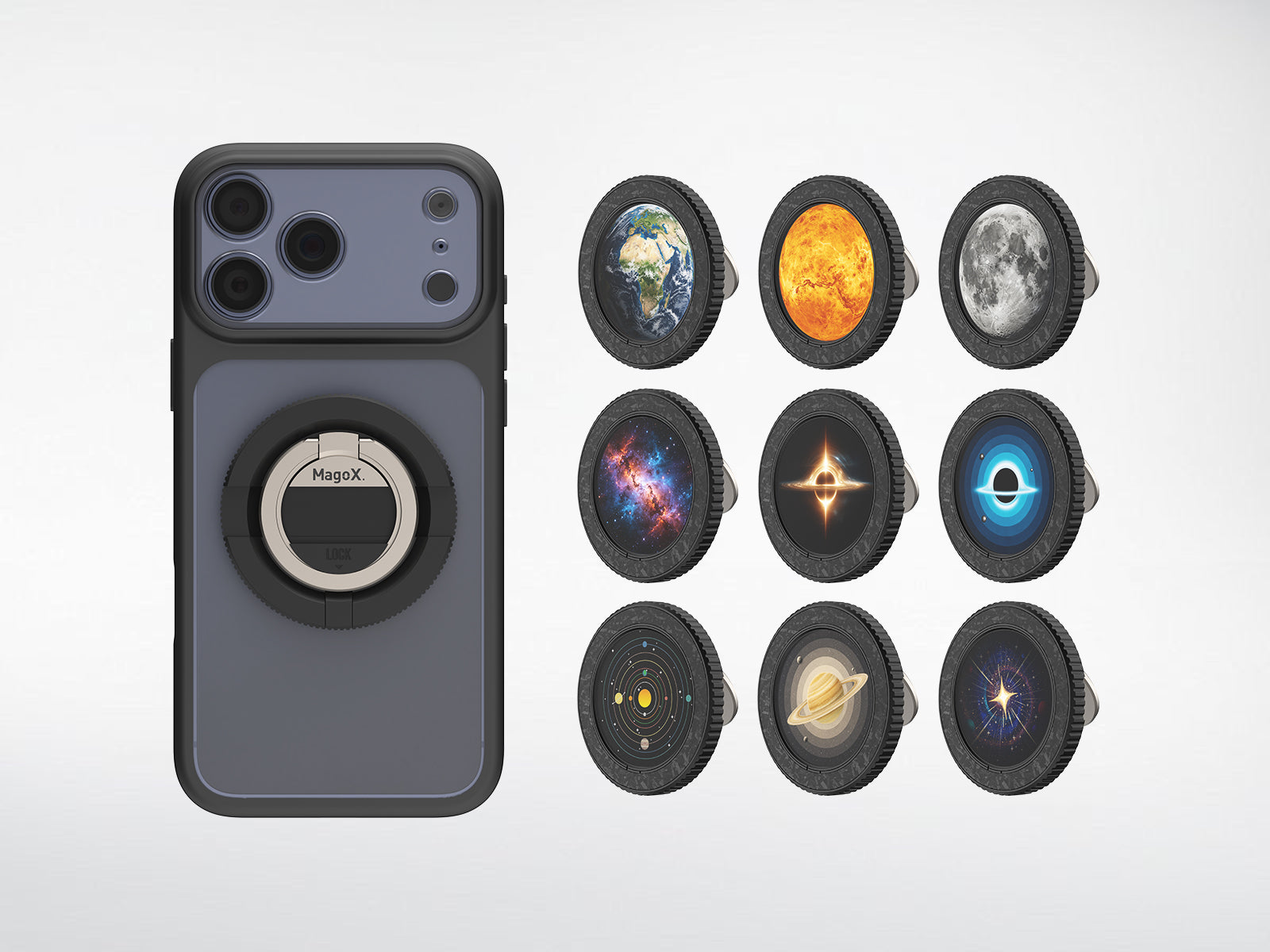 MagoX Planet Series faceplate designs