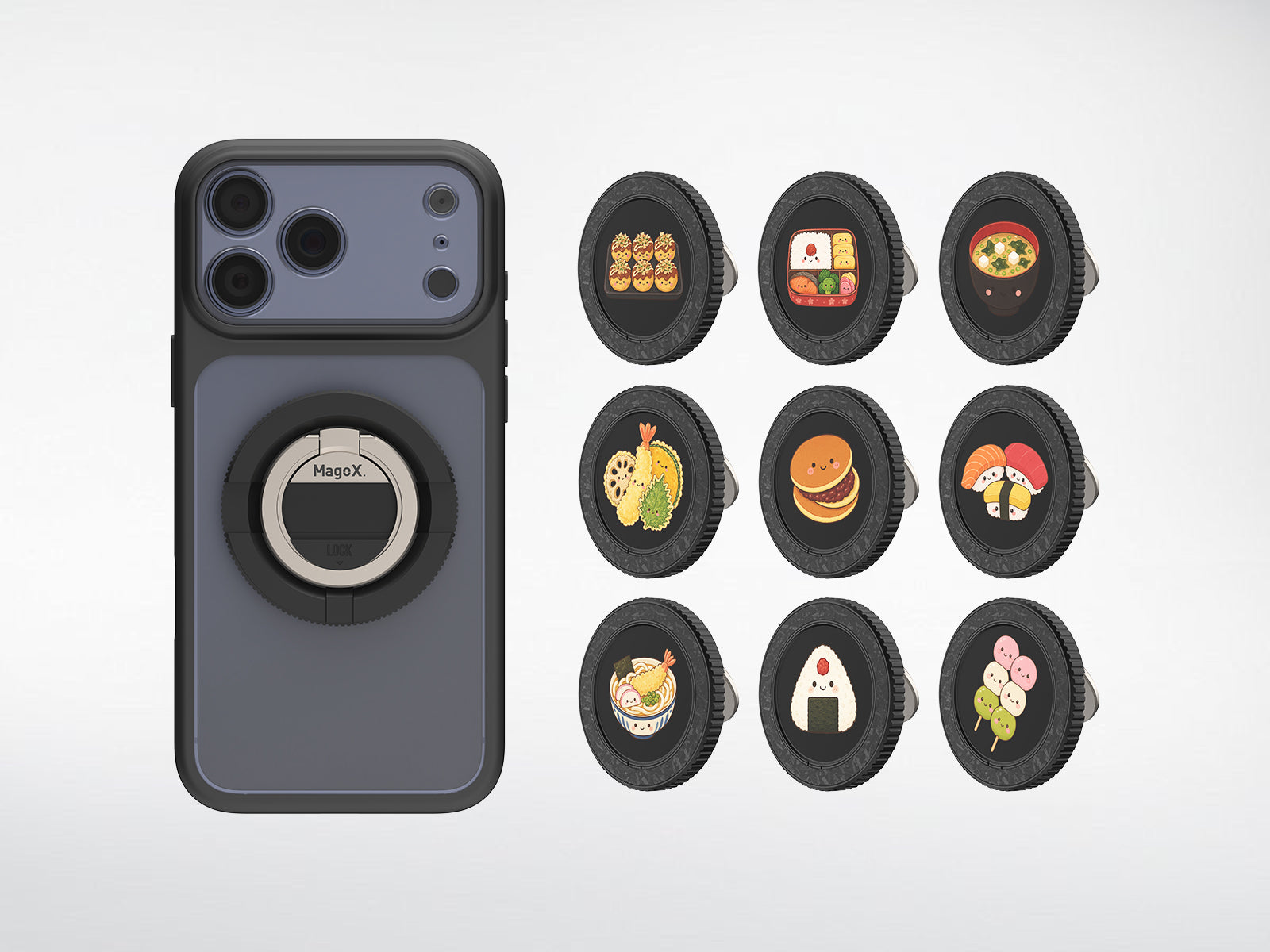 MagoX Food Series faceplate designs