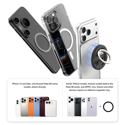 MagoX Magnetic Ring phone compatibility guide for iPhone, Huawei, OPPO, vivo, Xiaomi and other devices.